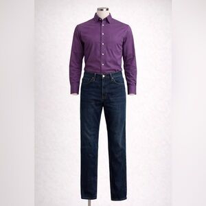 Men's Dark Blue Jeans